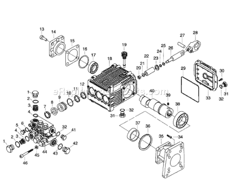 Page A Diagram and Parts List for A2701  Briggs and Stratton Pressure Washer